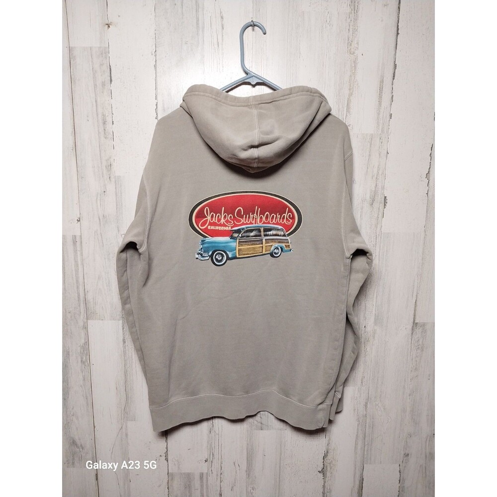 Jacks Surfboards Sweatshirt Hoodie Mens Medium Huntington Beach Surf Nice